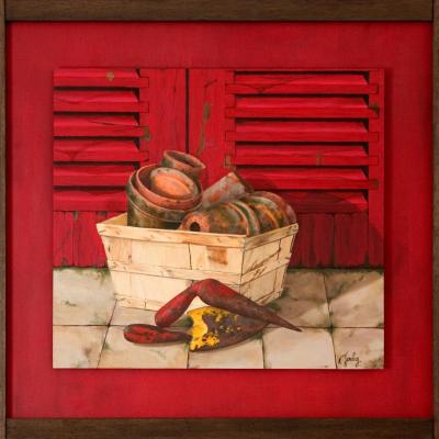La pèle jaune (91x84) 1240€