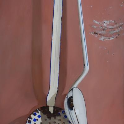 Ustensiles blancs (25x50) 350€
